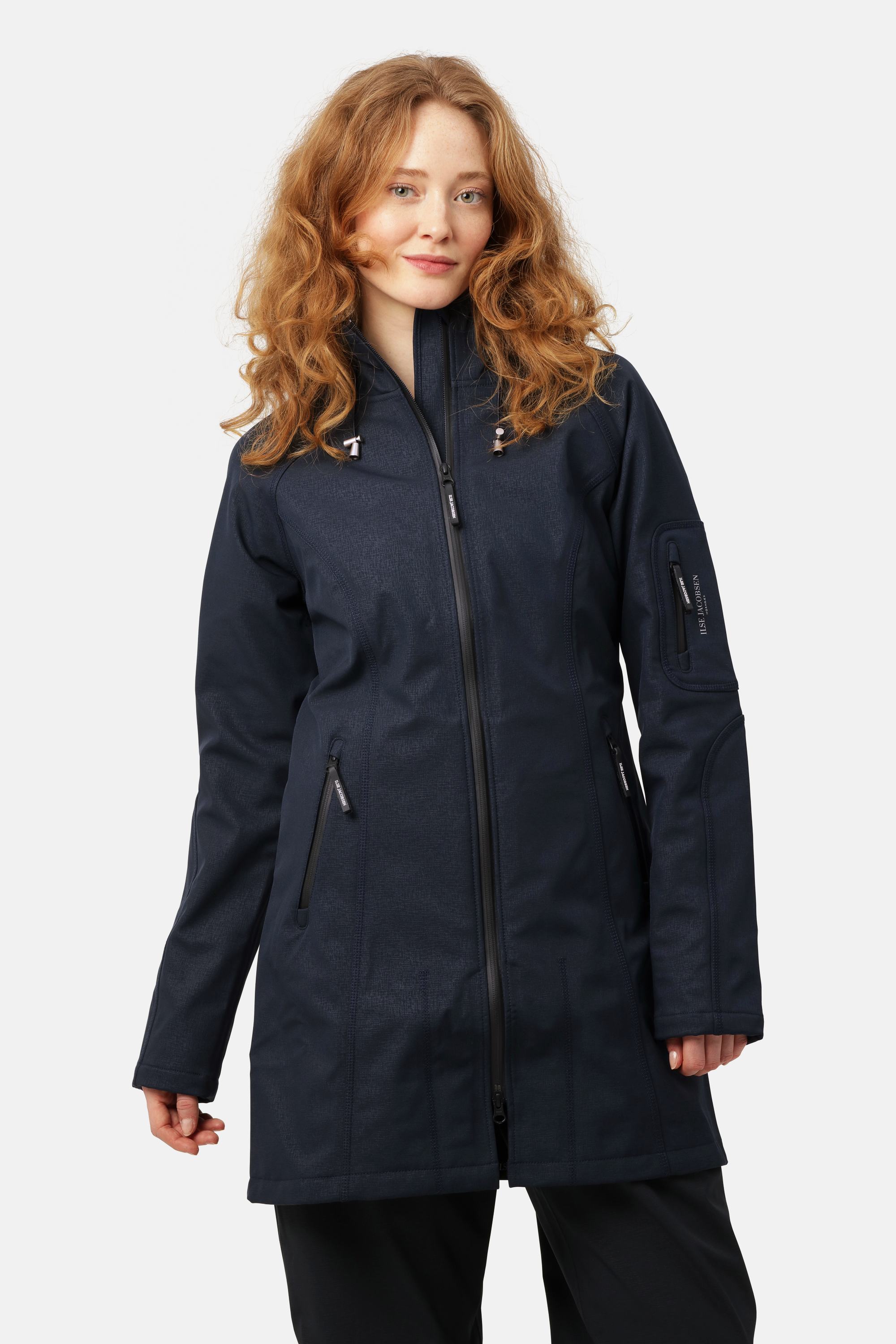 Softshell Raincoat - Dark Indigo